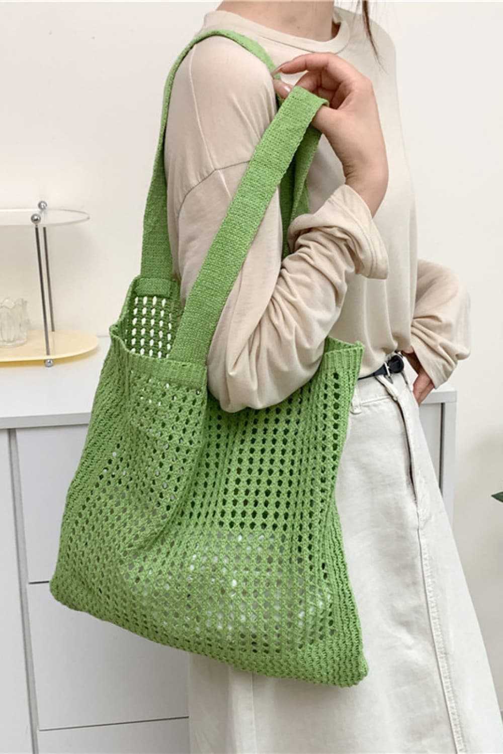 PAVLOS Knit Tote Bag