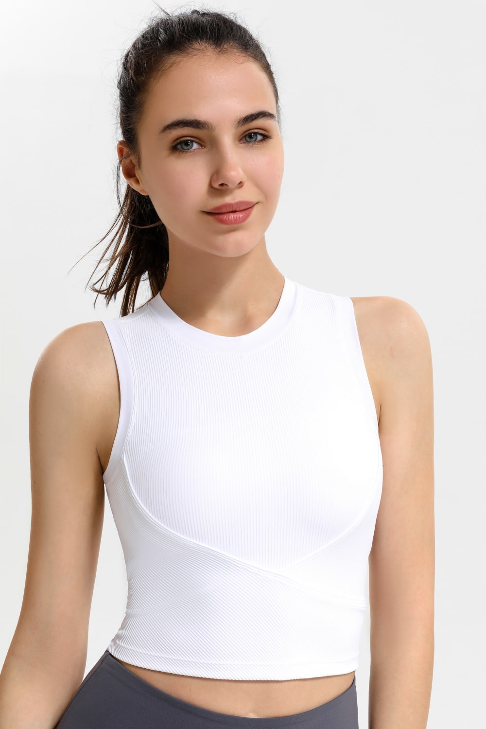 ANEE Ribbed Sports Tank